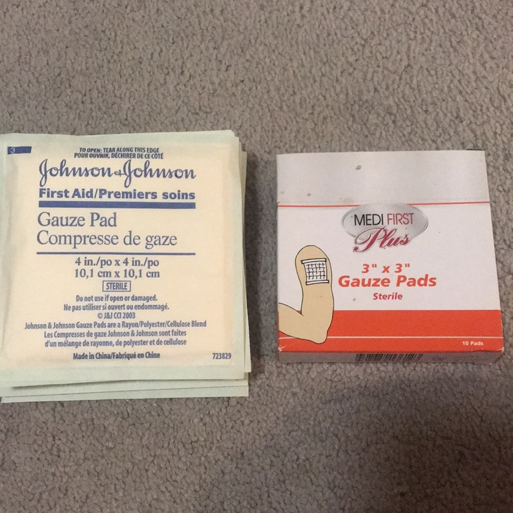 Gauze pads